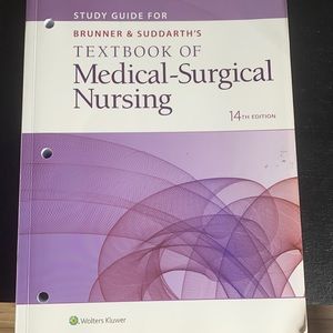 Study guide textbook of medical surgical nursing 14th edition
